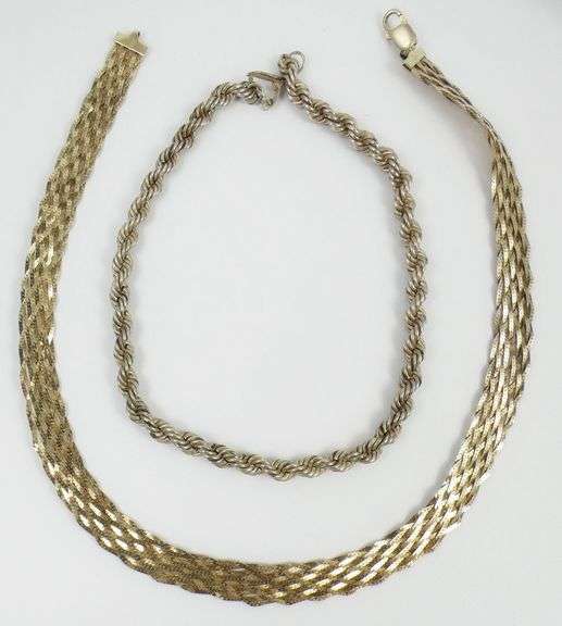 3 STERLING NECKLACES