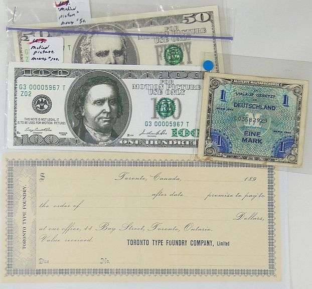 WORLD CURRENCY, EPHEMERA
