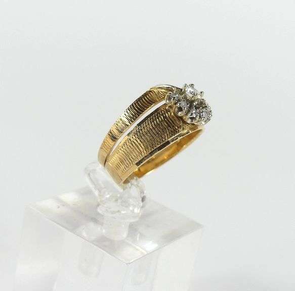 INTERLOCKING 14K GOLD & DIAMOND RINGS