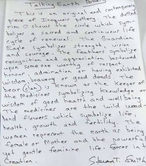 STEVE SMITH TALKING EARTH VASE