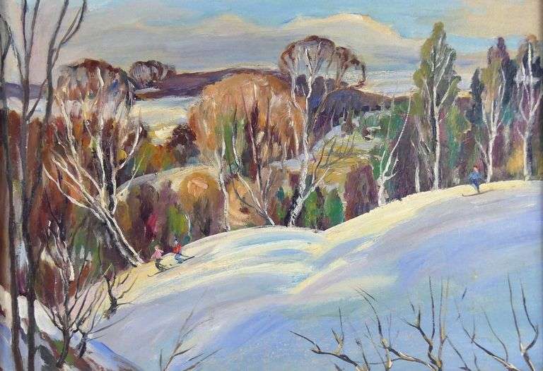 VINTAGE CANADIAN SCHOOL OIL