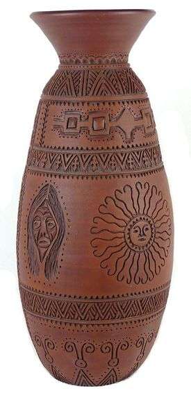 ONE-OF-A-KIND TALKING EARTH VASE BY STEVE SMITH