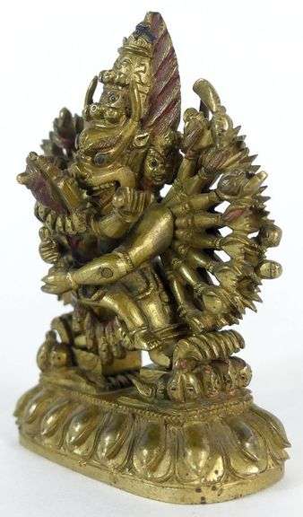BRONZE FIGURE OF YAMANTAKA