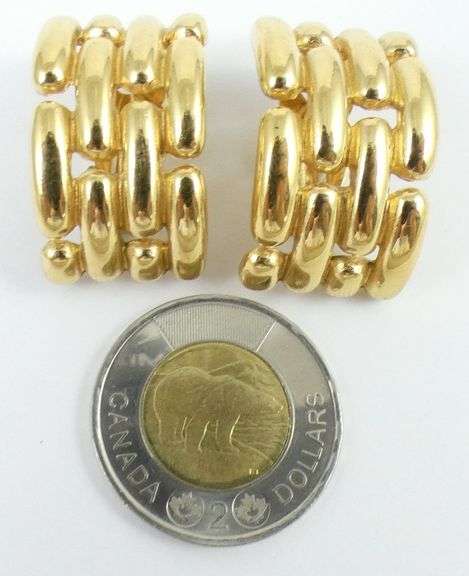 PAIR DESIGNER EAR CLIPS