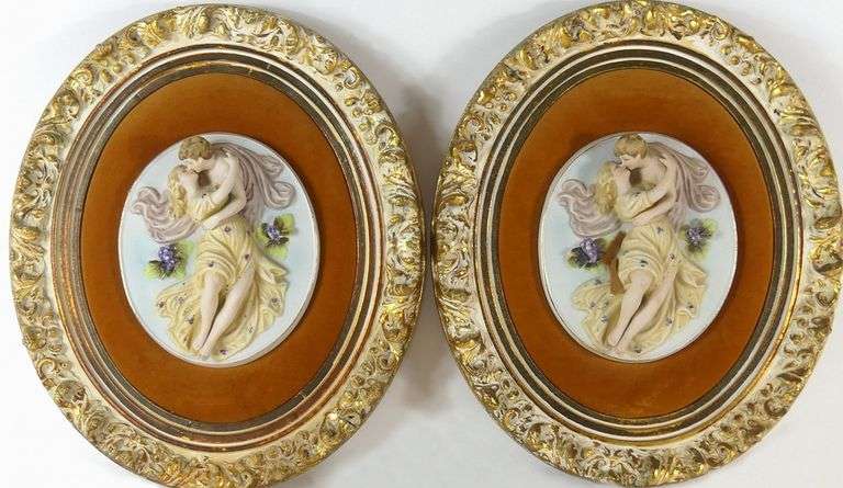 BISQUE PORCELAIN, COLLECTOR PLATES, ETC.