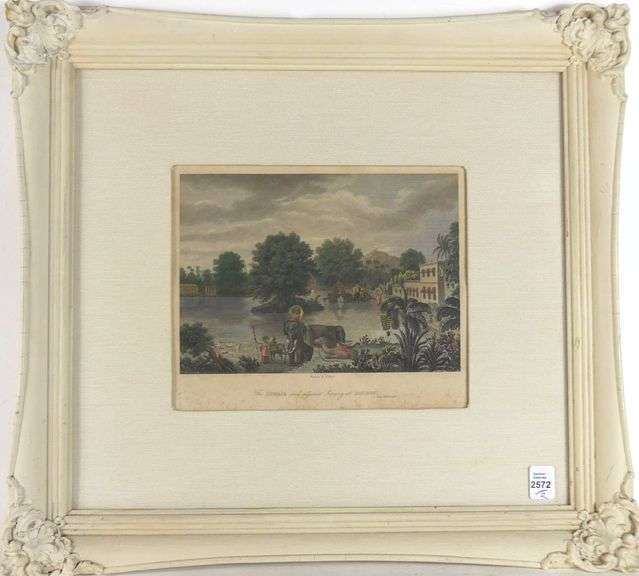 TWO ANTIQUE HAND-COLOURED ENGRAVINGS