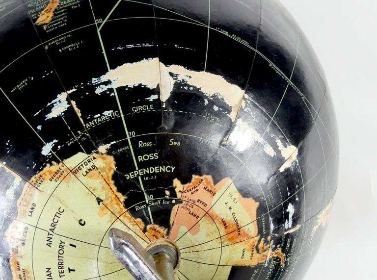 VINTAGE 1950'S WORLD GLOBE