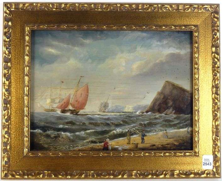 ANTIQUE ENGLISH SCHOOL OIL