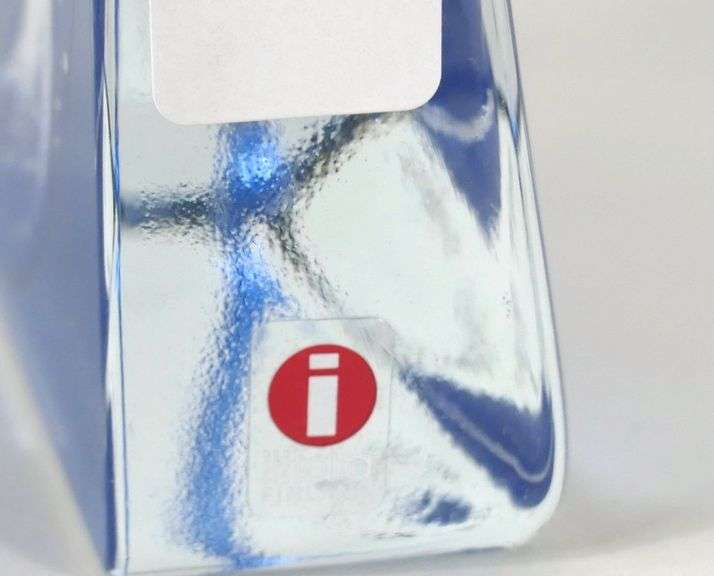 VINTAGE FINNISH ART GLASS PAPERWEIGHT