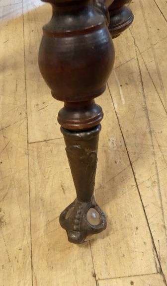 ANTIQUE HIGH-BACK PIANO CHAIR