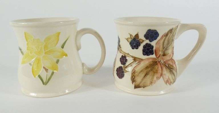 4 MOORCROFT MUGS