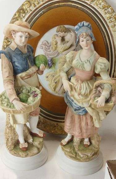 BISQUE PORCELAIN, COLLECTOR PLATES, ETC.