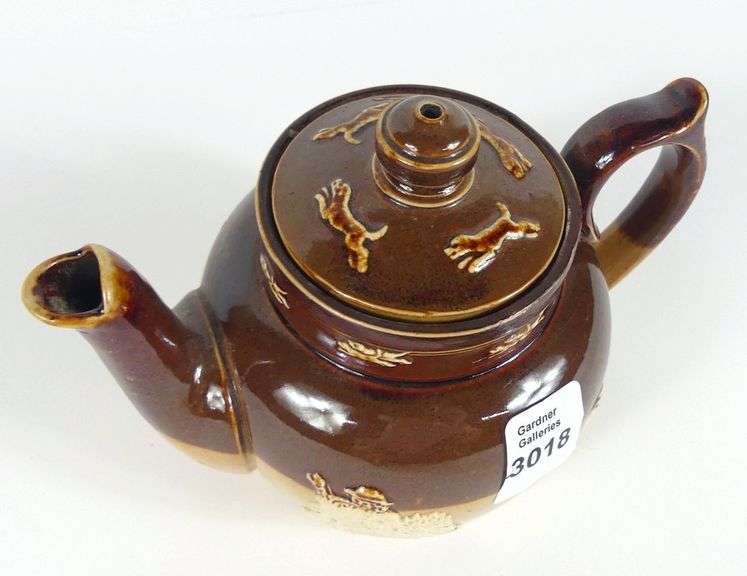 RARE MINIATURE DOULTON LAMBETH TEAPOT
