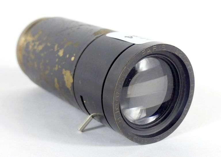 RARE ANTIQUE BRASS CAMERA LENS
