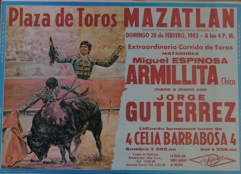 BULLFIGHT POSTER