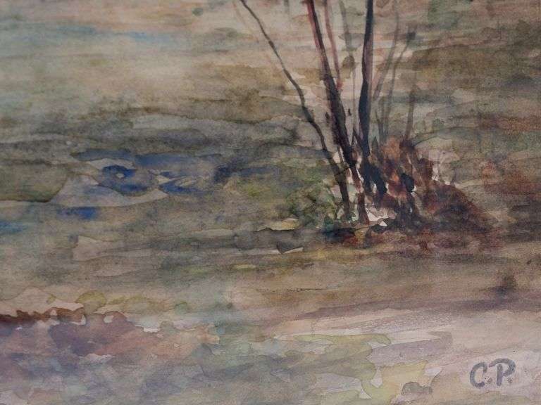 INITIALED C.P. WATERCOLOUR