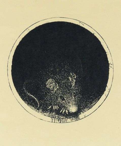 SIGNED PAUL FOURNIER EXHIBITION POSTER