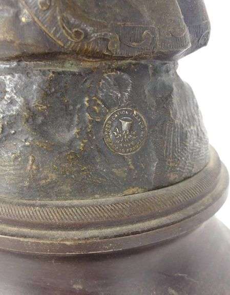 ANTIQUE SPELTER SCULPTURE