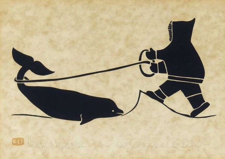 HENRY NAPARTUK WOODCUT