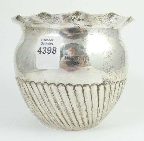 STERLING SILVER VASE