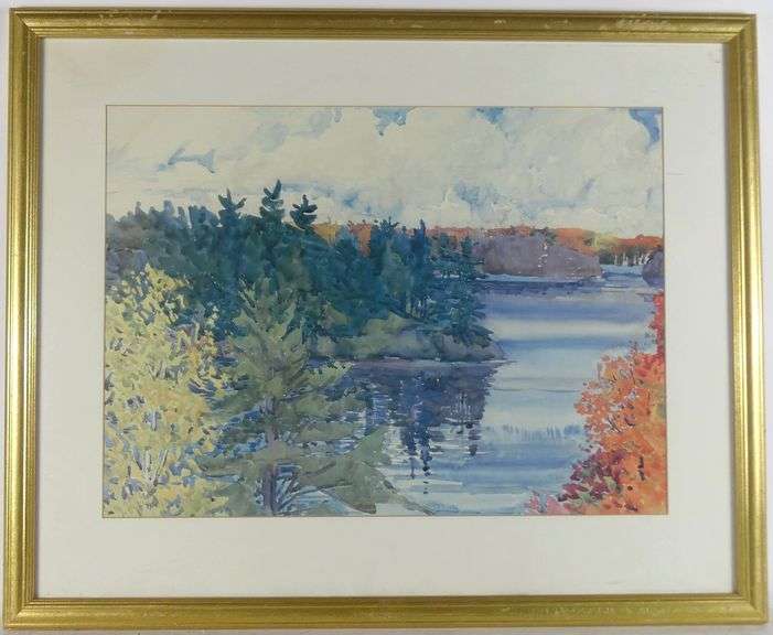 PAIR CANADIAN SCHOOL PRINTS