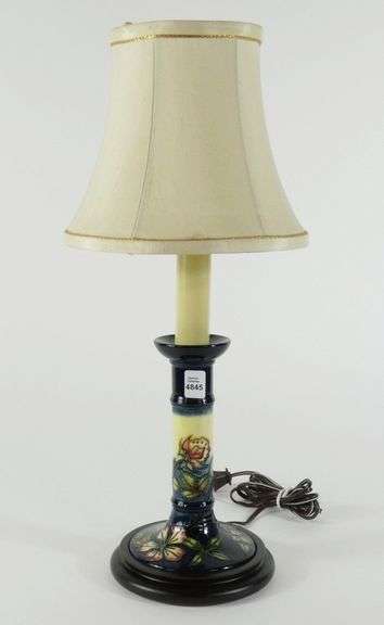 MOORCROFT CANDLESTICK LAMP