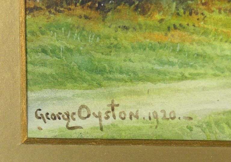 GEORGE OYSTON WATERCOLOUR
