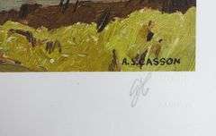 HAND-SIGNED A.J. CASSON PRINT
