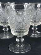 MATCHING SET OF 8 EAPG WINE/WATER GOBLETS