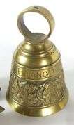 BRASS COLLECTION INCLUDING ANTIQUE BELLS