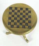 RARE MINIATURE SOLID BRASS CANDLE REFLECTOR