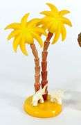 TWO BAKELITE PALM TREES