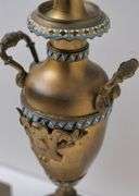 PAIR OF CHAMPLEVE TABLE LAMPS