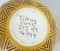 RARE TALKING EARTH POTTERY POT BY STEVE SMITH