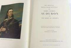 TWO VOLUMES: THE PAINTINGS OF JOHN JAMES AUDUBON