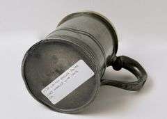 PEWTER QUART MEASURE