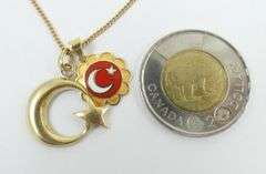 GOLD PENDANTS ON CHAIN