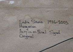 ENDRE SZASZ