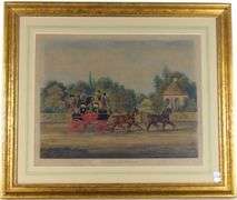 PAIR JAMES POLLARD MEZZOTINT ENGRAVINGS