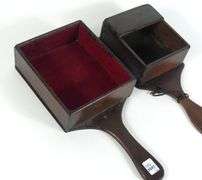 PAIR OF EARLY ENGLISH OFFERTORY COLLECTION BOXES