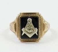 GOLD FRATERNAL RING