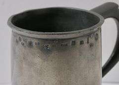 UNUSUAL PEWTER QUART