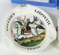 THREE ART DECO ASHTRAYS