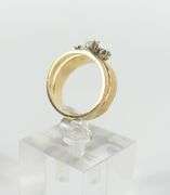 INTERLOCKING 14K GOLD & DIAMOND RINGS