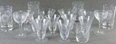 100 PIECES OF CORNFLOWER STEMWARE