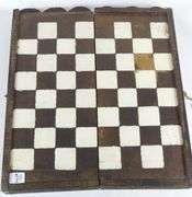 VINTAGE FOLK ART CHESS SET