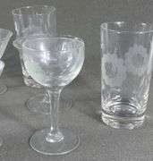 100 PIECES OF CORNFLOWER STEMWARE