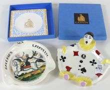 THREE ART DECO ASHTRAYS