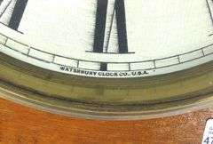 WATERBURY WALL CLOCK