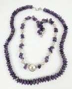 2 AMETHYST NECKLACES
